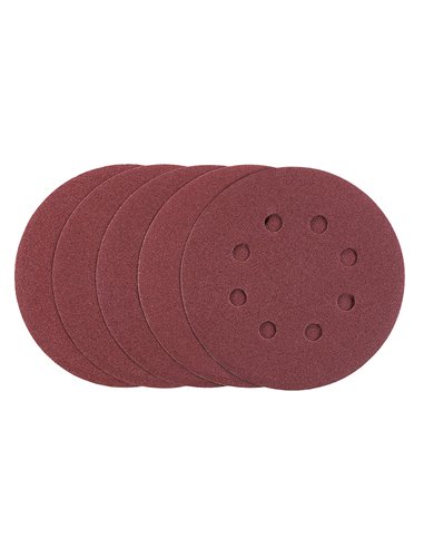 Random orbital sander discs 120 g ø125 mm - 5 pcs