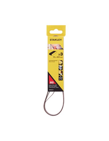 Electric file bands 60 g 13 x 455 mm - 3 pcs