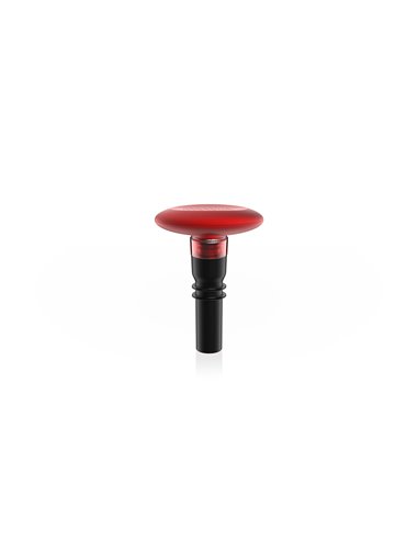 Wine stopper with vacuum pump