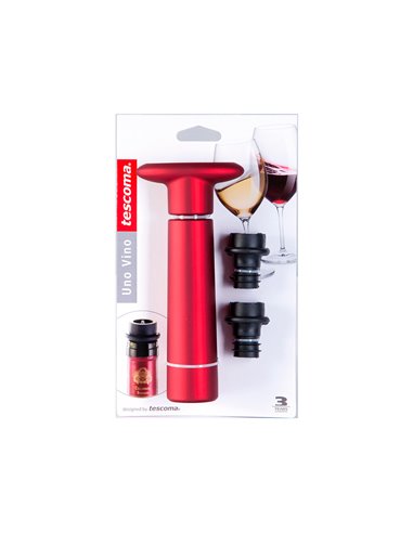 One wine vacuum pump + 2 stoppers