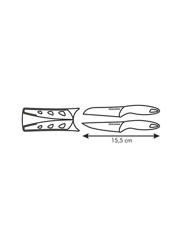 Coltelli Presto mini 6 cm, 2 pezzi