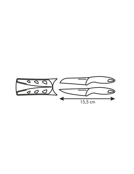 Coltelli Presto mini 6 cm, 2 pezzi