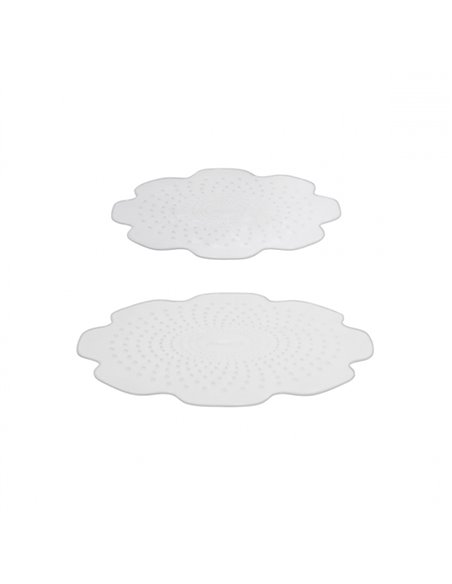 Coperchi flessibili in silicone 4food, ø17 e 23 cm, 2 pezzi