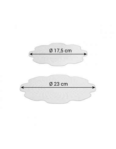 Tampas de silicone flexíveis 4food, ø17 e 23 cm, 2 unidades