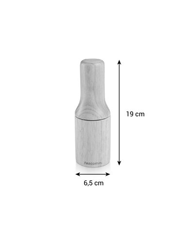 Almofariz com pilão de madeira ø6 cm