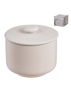 Azucarero blanco cerámica ø9,5 x 8,5 cm