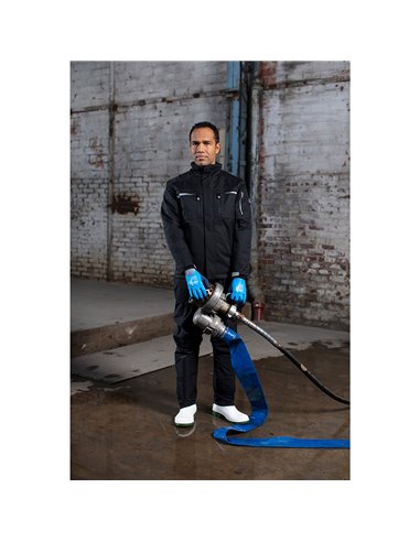 Gant en latex nylon double couche, 100% imperméable, taille 08