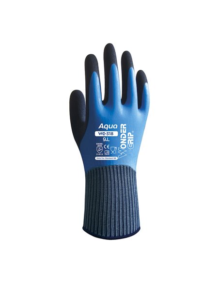 Gant en latex nylon double couche, 100% imperméable, taille 10