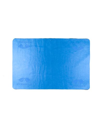 Toalla reutilizable refrescante envolvente, azul, 66 x 43 cm