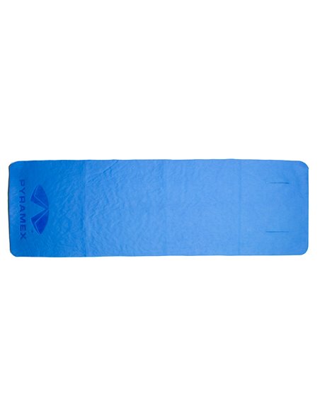 Toalla reutilizable refrescante envolvente, azul, 66 x 21,6 cm
