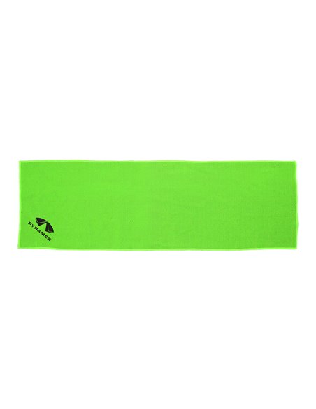 Toalha de microfibra reutilizável e refrescante, verde, 83 x 28 cm