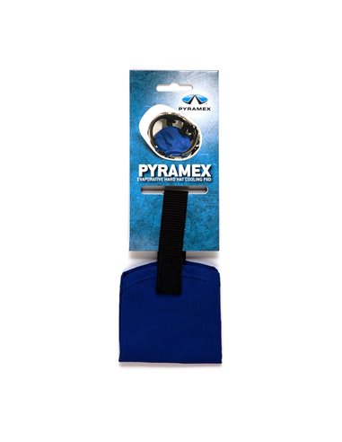 Coussin rafraîchissant réutilisable pour casque, bleu