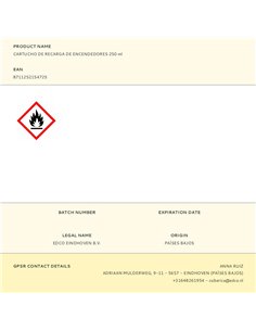 Cartucho de recarga de encendedores 250 ml 2