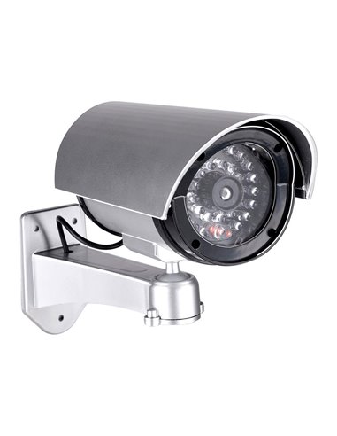 Bullet-type simulated security camera 11 x 8 x 17 cm