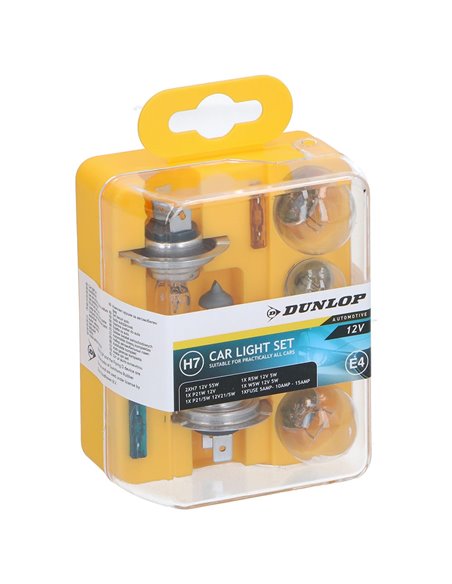 Set di luci per auto H7, 12 V, 9 pezzi