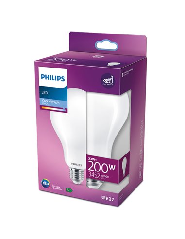 Standard LED bulb E27 23 W 3452 lm 6500 K cold light ø9.5 x 16.5 cm