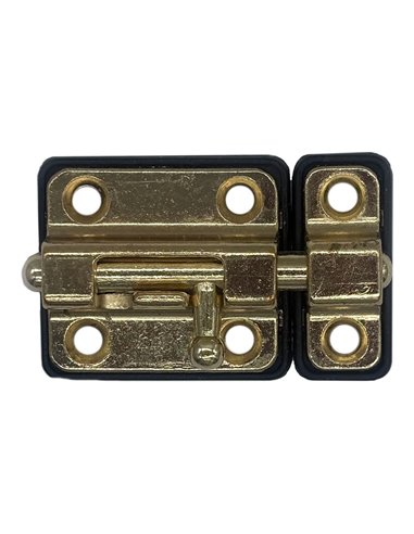 Kunststoffsockel-Verschlussstift 35 mm gold