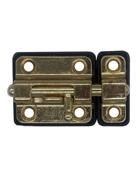 Perno di bloccaggio con base in plastica da 35 mm dorato