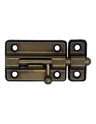 Plastic base lock pin. 50 mm leather