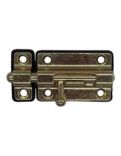 Perno di bloccaggio con base in plastica 50 mm oro