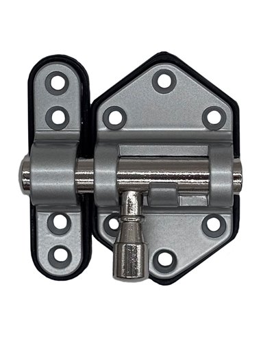 Verstärkter Stift, Kunststoffsockel, 40 mm, matt verchromt