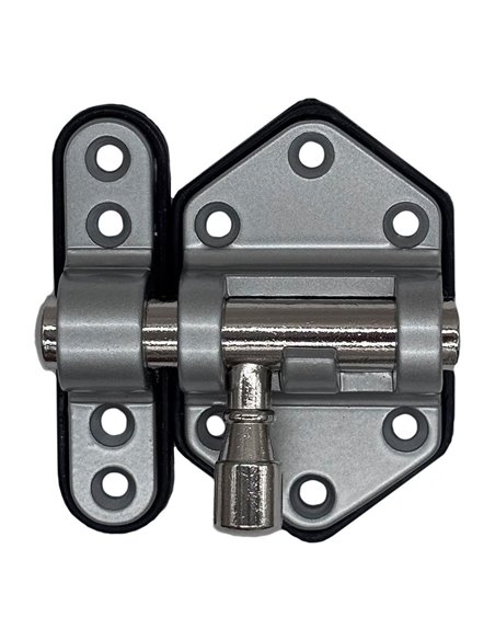 Perno rinforzato, base in plastica, 40 mm, cromato opaco