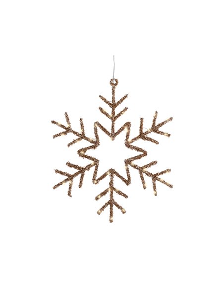 Snowflake indoor decorative LED light 38 x 38 cm