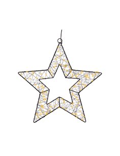 Figura de estrela de metal MicroLED, para exterior, ø38 cm 2