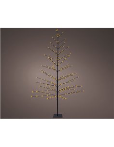 Illuminated tree with 232 warm light LEDs, 1.80 m