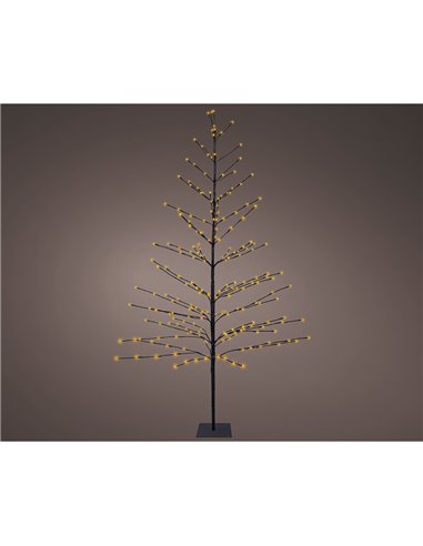 Illuminated tree with 232 warm light LEDs, 1.80 m