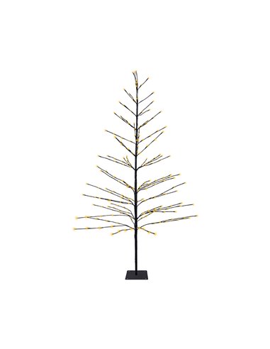 Illuminated tree with 232 warm light LEDs, 1.80 m