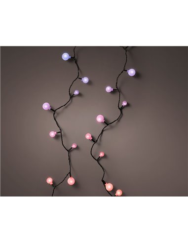 Guirlande LED multicolore d'extérieur 120 LED 9 m