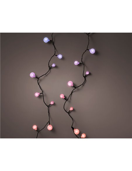 Guirnalda led multicolor exterior 120 leds 9 m