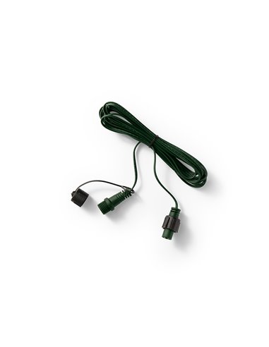 Rallonge pour guirlande LED Connect, extérieur vert 5 m