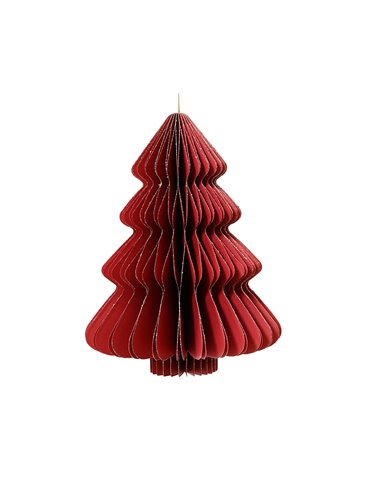 Red paper tree ø30 x 40 cm