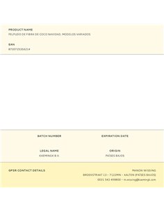 Felpudo de fibra de coco navidad, modelos variados 2
