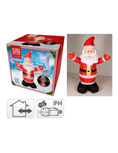 Babbo Natale gonfiabile con 1 LED