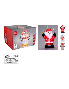 Figura de navidad, acrílica, modelos variados