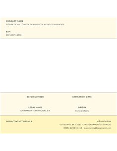 Halloween figure on a bicycle, assorted models 2