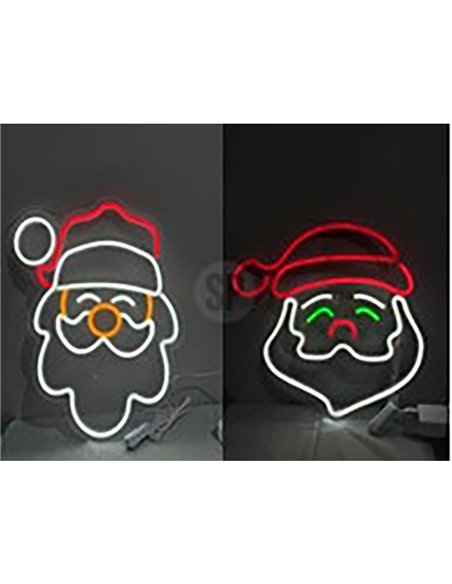Neon Christmas figure, 2 assorted models