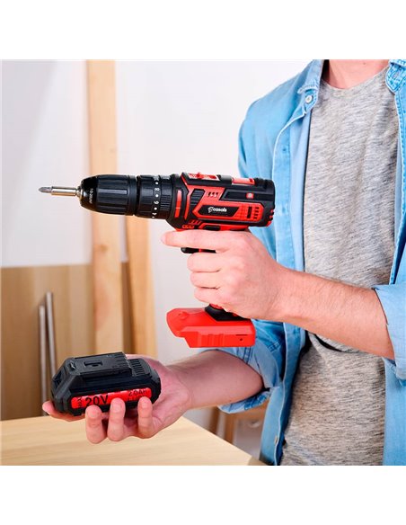Perceuse-visseuse à percussion 20 V CID2050B, batterie et chargeur inclus