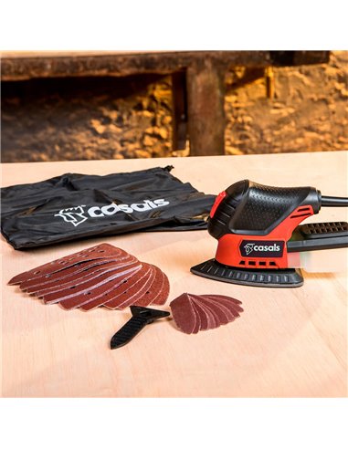 Ponceuse filaire SD75 75 W 230 V avec accessoires