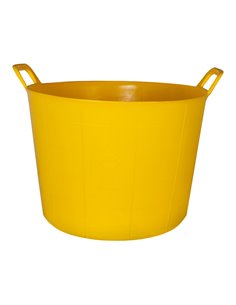Cestino in plastica giallo n. 3 40 l