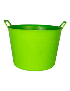Cestino in plastica verde n. 3 40 l