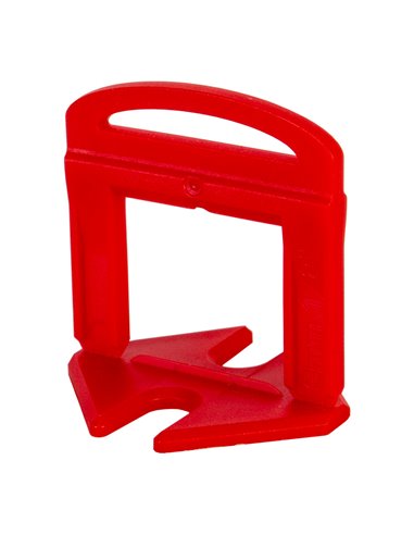 Delta Level System Kabelbinder 3 mm/6-15 mm, rot, Beutel à 100 Stück