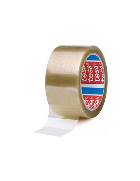 ROLLO PRECINTO TRANSPARENTE 132mt x50mm TESA