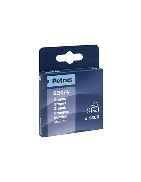CAJA 1200 GRAPAS 4mm 530/4 PETRUS