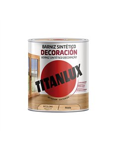 BARNIZ MATE INCOLORO 750ml M12 TITANLUX