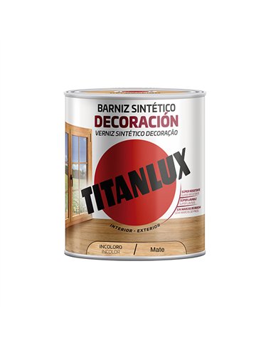 BARNIZ MATE INCOLORO 750ml M12 TITANLUX