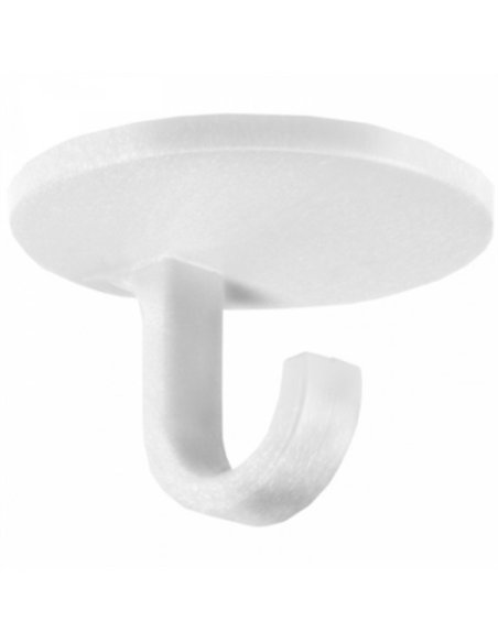 BLISTER 4 COLGADORES ADH. PLASTICO GANCHO 30x42mm 2179-2- INOFIX